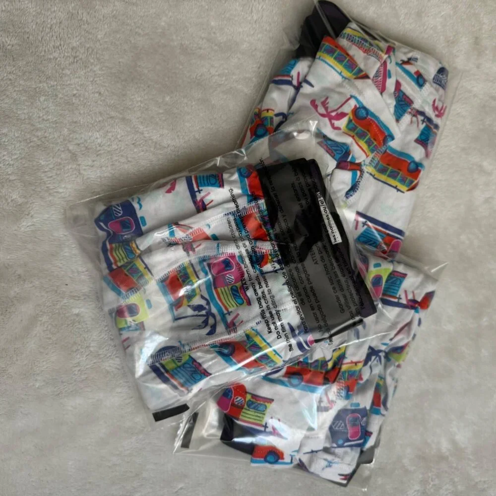 MeUndies mens boxer brief size medium multicolor campers beach‎ summer for three